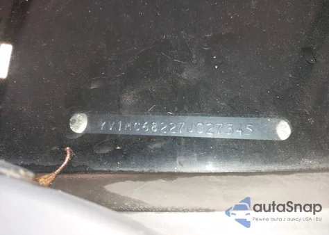 2007 Volvo C70 T5 z USA, uszkodzony, nr VIN YV1MC68227J027345